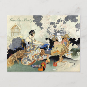 Schönes Vintages japanisches Einladung