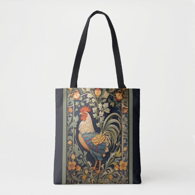 Schönes Vintages Rooster William Morris Inspiriert (Vorderseite)