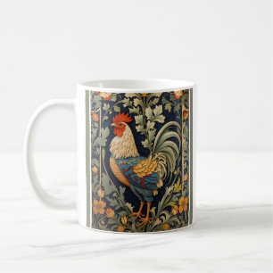 Schönes Vintages Rooster William Morris Inspiriert Kaffeetasse