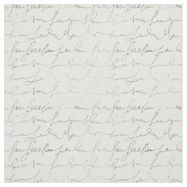 Schönes Vintages Skript Stoff (Muster)