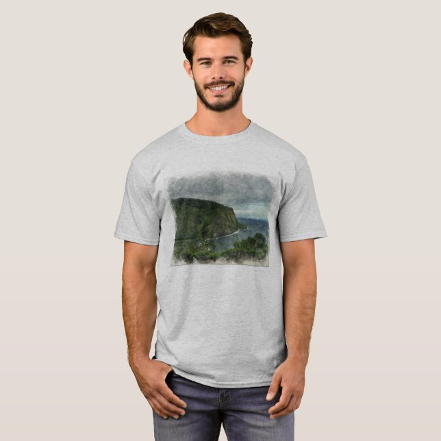 Schönes Waipio Tal T-Shirt (Vorne ganz)