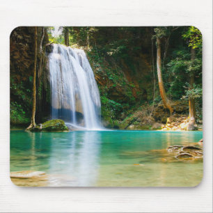 Schönes Wasserfall-Mausrad Mousepad