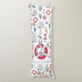 Schönes Wassersportboot Personalisiert Seitenschläferkissen