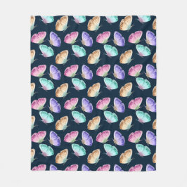 Schönes Watercolor Butterfly-Muster Fleecedecke