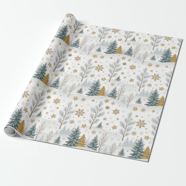 Schönes Weihnachten Geschenkpapier (Ungerollt)