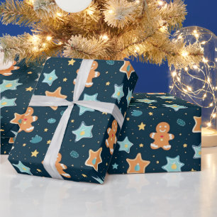 Schönes Weihnachtsgebäck Geschenkpapier