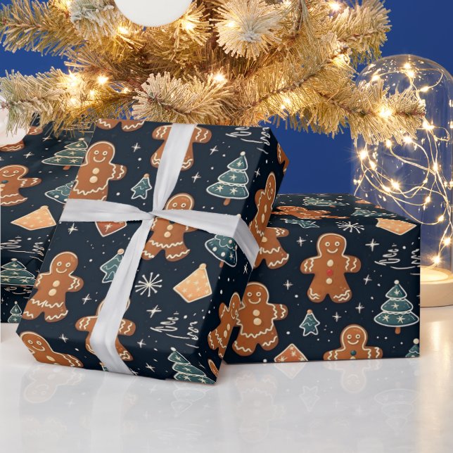 Schönes Weihnachtsgebäck Geschenkpapier (Feiertage)