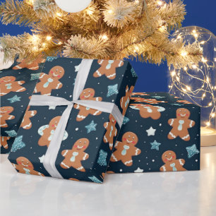 Schönes Weihnachtsgebäck Geschenkpapier