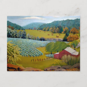 Schönes Weingut auf der Augusta Missouri Farm Postkarte