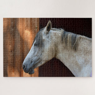 Schönes Weiße Pferd Puzzle