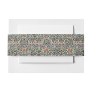 Schönes Werk von William Morris, Art Nouveau, Beau Einladungsbanderole