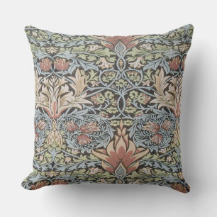 Schönes Werk von William Morris, Art Nouveau, Beau Kissen