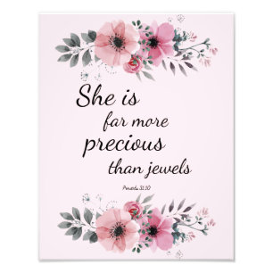 Schönes Wertvolles Bibelverse Inspiriert Fotodruck