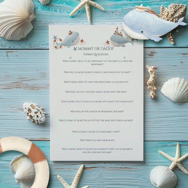 Schönes Whale Baby Duschspiel (Von Creator hochgeladen)