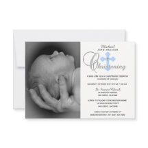 Schönes White Cross Boy FOTO Christening