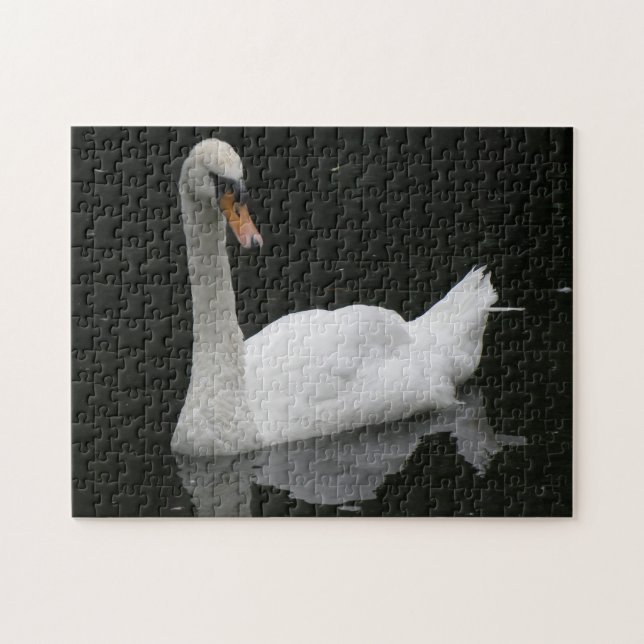 Schönes White Swan Puzzle (Horizontal)