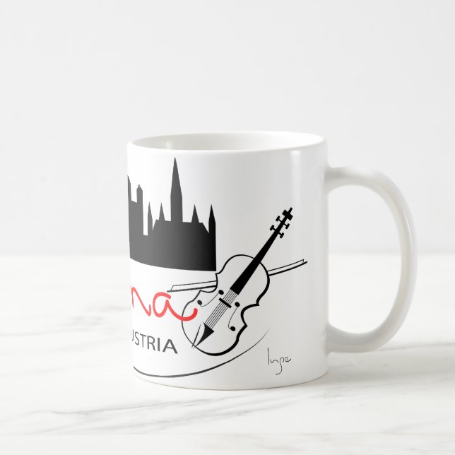 Schönes Wien, Österreich Tasse (Rechts)
