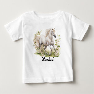 Schönes Wildpferd Baby T-shirt