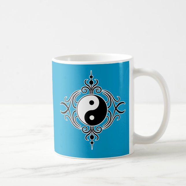 Schönes Yin Yang T-Shirt oder Produkt Tasse (Rechts)