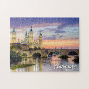 Schönes Zaragoza, Spanien Puzzle