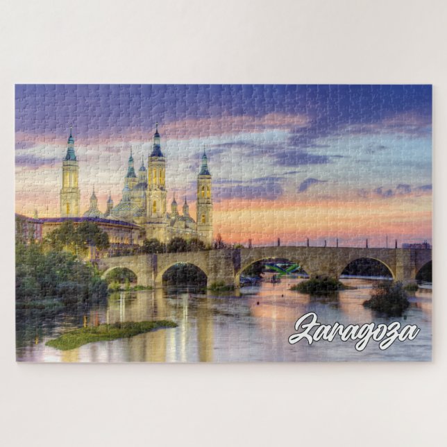 Schönes Zaragoza, Spanien Puzzle (Horizontal)