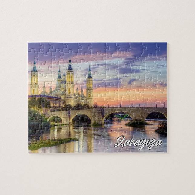 Schönes Zaragoza, Spanien Puzzle (Horizontal)