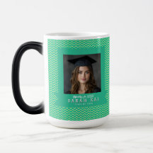 Schönes Zickzack-Muster Absolventen-Kaffee