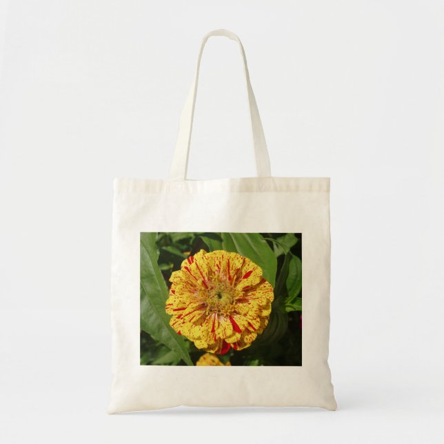 Schönes Zinnia Tragetasche (Vorne)