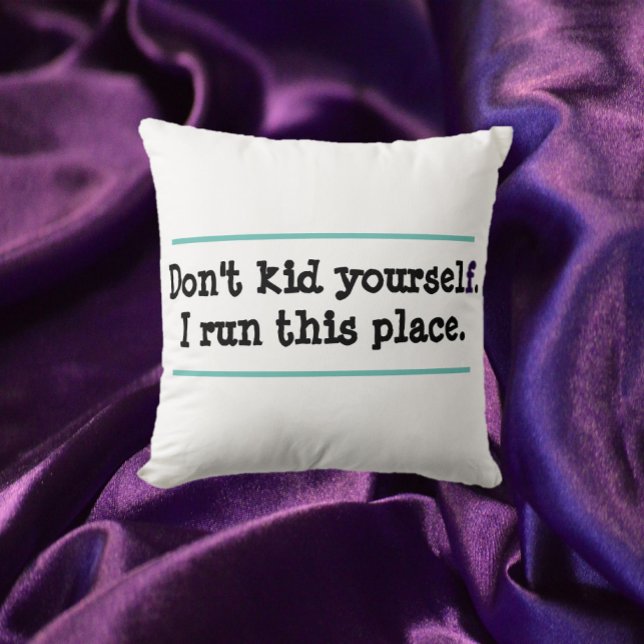 Schönes Zitat, das ich an diesem Ort werfen Kissen (Bookmark my store! https://www.zazzle.com/store/capricepetit)