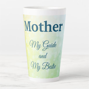 Schönes Zitat von Mutter und Freund Milchtasse