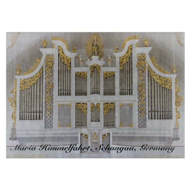 Schongau Orgel mit Titel Schneidebrett (Vorderseite)