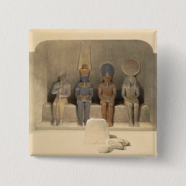 Schongebiet des Tempels von Abu Simbel, von Button (Vorderseite)