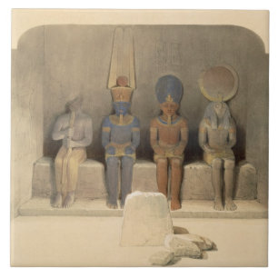 Schongebiet des Tempels von Abu Simbel, von Fliese