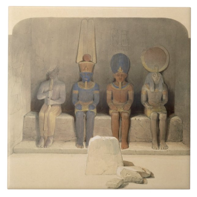 Schongebiet des Tempels von Abu Simbel, von Fliese (Vorderseite)