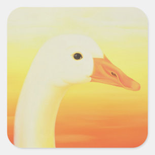 Schönheit 1998 quadratischer aufkleber