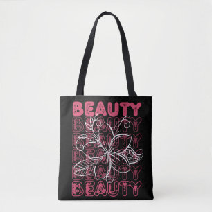 Schönheit Blumen Linien Kunst Typografie