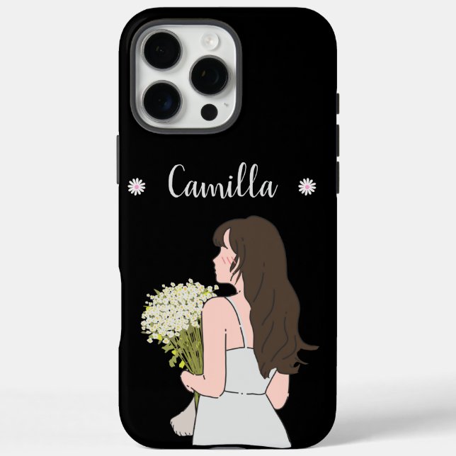 Schönheit & Bytes Blumenzauber Case-Mate iPhone Hülle (Rückseite)