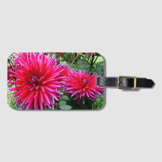Schönheit der Blumen im Garten Gepäckanhänger