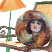 Schönheit der grünen Augen Vintage