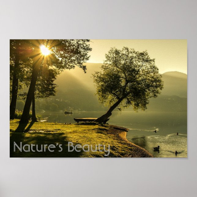 Schönheit der Natur | Friedliche Ruhe in der Natur Poster (Vorne)