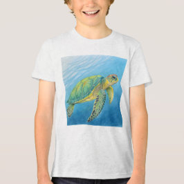 Schönheit der Schildkröte Tri-Blend Shirt