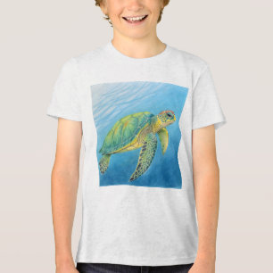 Schönheit der Schildkröte Tri-Blend Shirt
