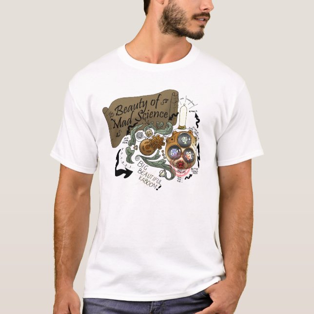 Schönheit der wütenden Wissenschaft - Männer T-Shirt (Vorderseite)