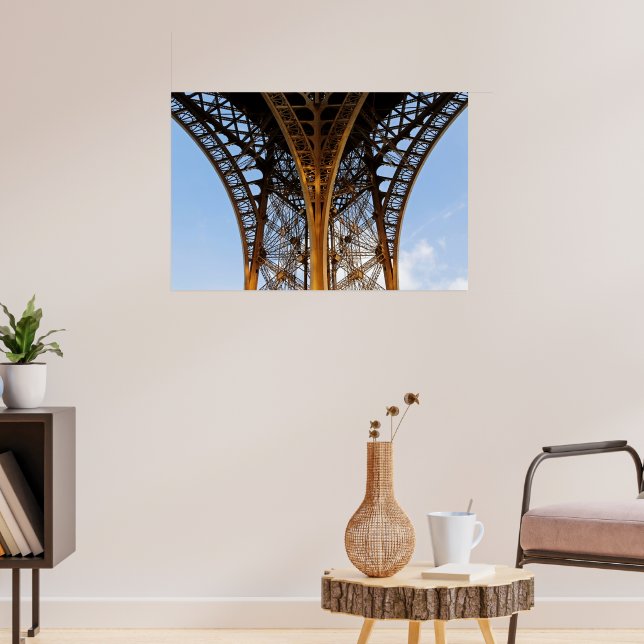 Schönheit des Eiffelturms in Paris Poster (Wohnzimmer 3)