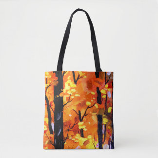 Schönheit des Herbstwaldes, Acrylmalerei