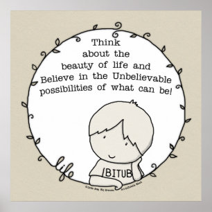 Schönheit des Lebens Poster