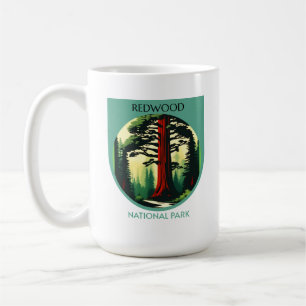 Schönheit des Redwood-Nationalparks in Kalifornien Kaffeetasse