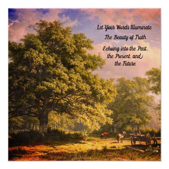 Schönheit des wahren Posters Poster (Vorderseite)