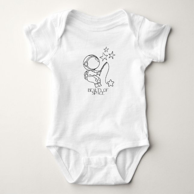 "Schönheit des Weltraums" Baby Strampler (Vorderseite)