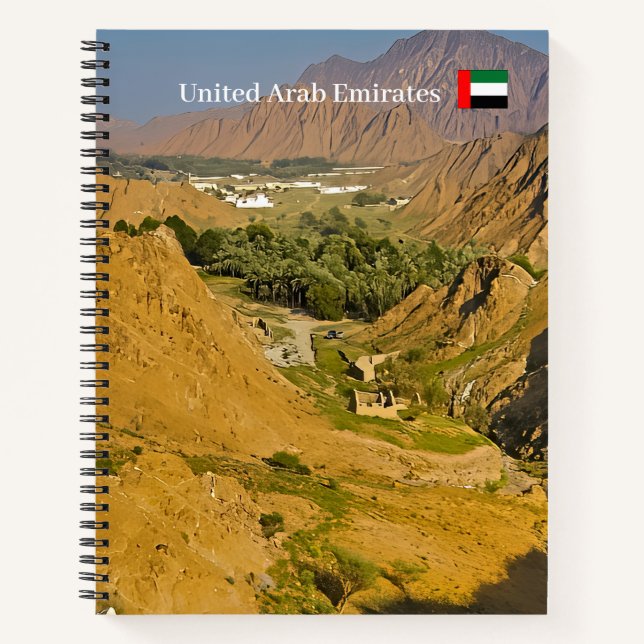 Schönheit einer Wüstenlandschaft Notizbuch (Vorderseite)
